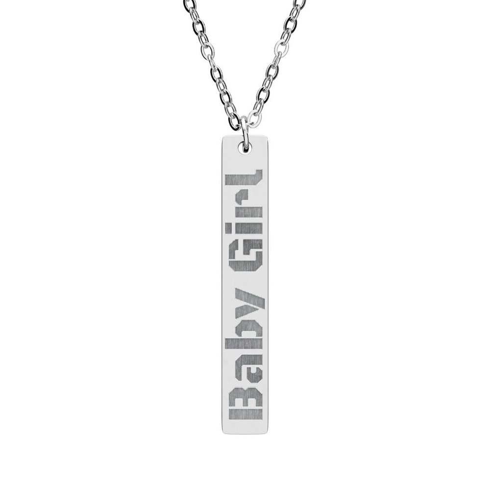 'Baby Girl' Pendant Necklace